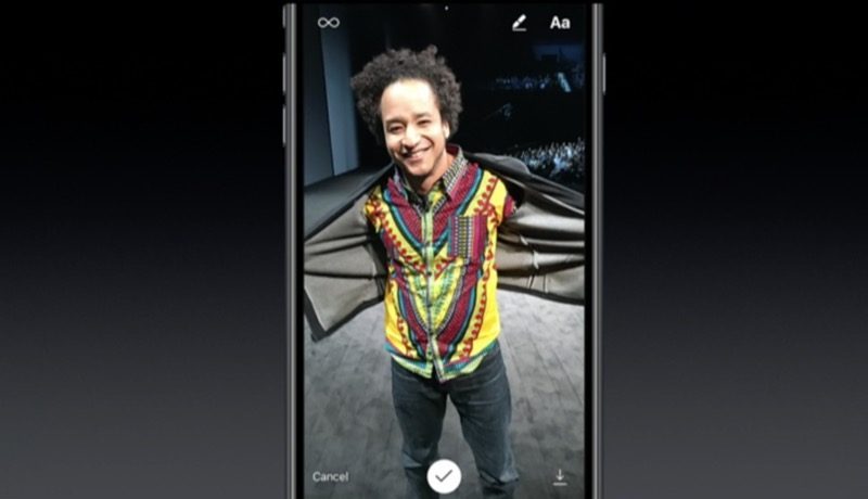 Ian Spalter van Instagram op de foto voor Apple Event