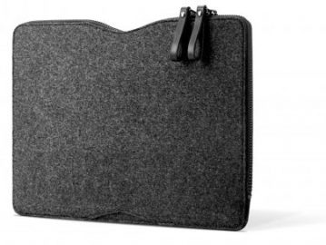 Mujjo Carry-On Folio Sleeve, achterkant van vilt