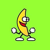 Dancing banana gifs in iMessage