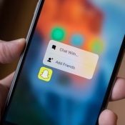 Snapchat 3D Touch