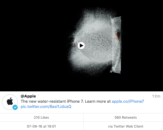 iPhone 7 waterbestendig