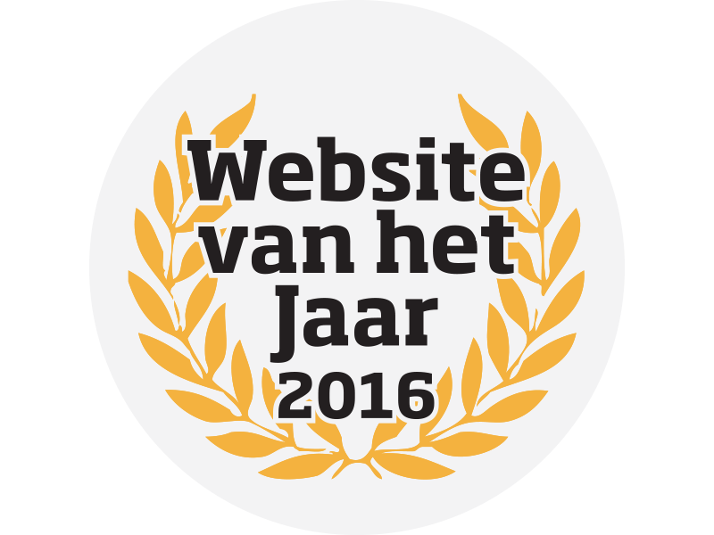 Website van het Jaar 2016 logo