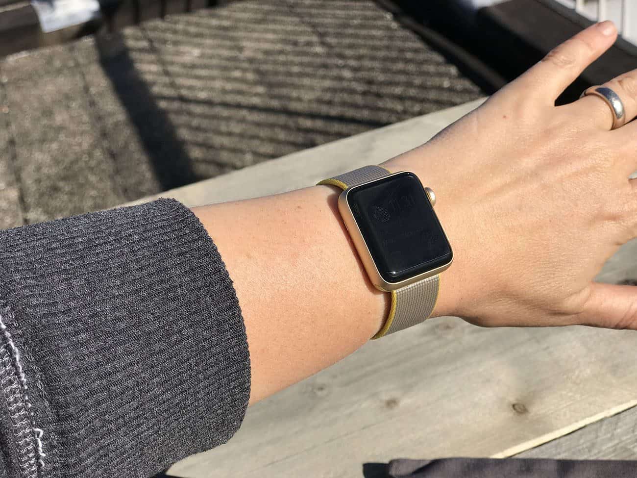 Apple Watch: toch lastig af te lezen in de zon