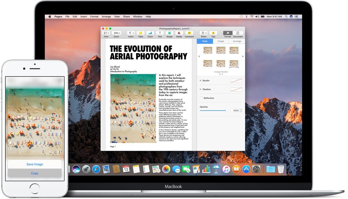 Universeel klembord voor iOS 10 en macOS Sierra
