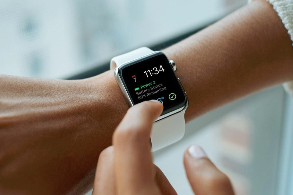 Power 2 op de Apple Watch met grote complicatie.