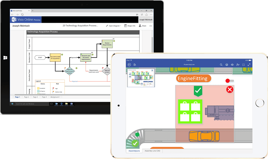 Gratis Microsoft Visio Viewer voor iPad