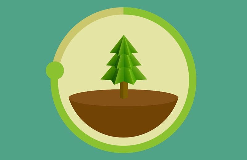 Forest-app op de iPhone