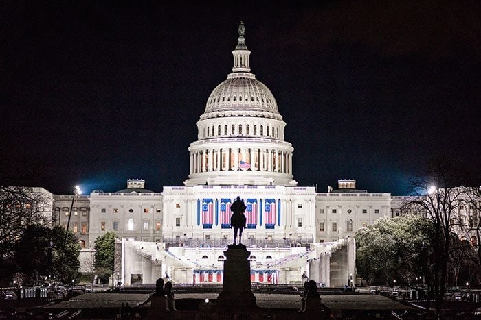 Capitool: inauguratie van Donald Trump