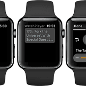 WatchPlayer op de Apple Watch