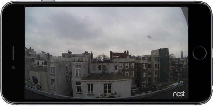 Nest Cam Outdoor: livebeeld in 720p