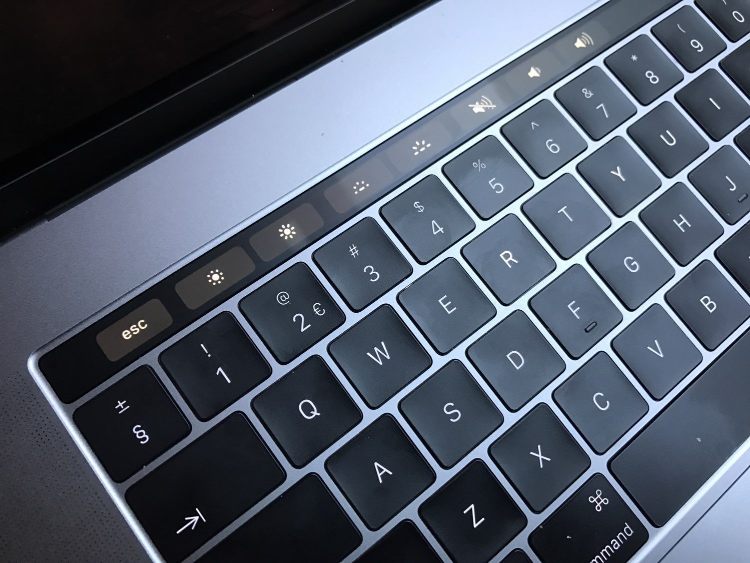 op Pro Touch Bar gebruiken