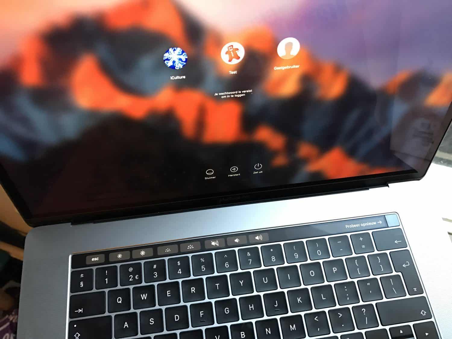 MacBook Pro review toetenbord