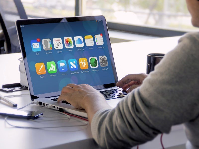 iCloud-interface Mac 2017