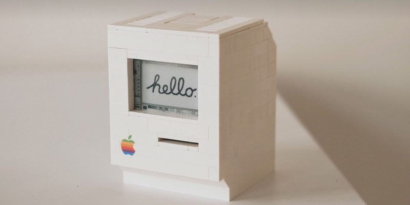 LEGO Macintosh close-up