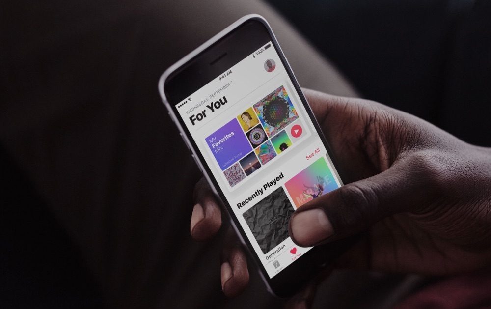 Apple Music For you op de iPhone.