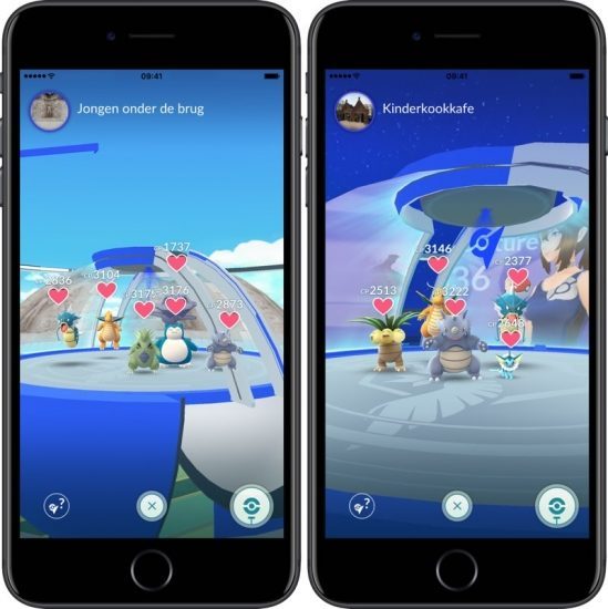 Pokémon Go: maximaal 6 Pokémon per Gym