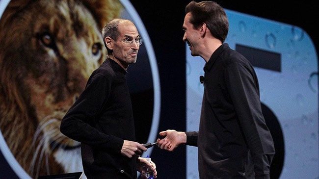 Scott Forstall en Steve Jobs
