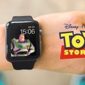 Toy Story met Buzz Lightyear op de Apple Watch.