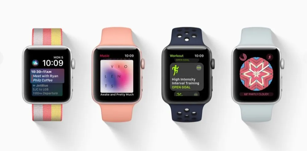 Apple stelt watchOS 4 verplicht, geen WatchKit 1.0 meer