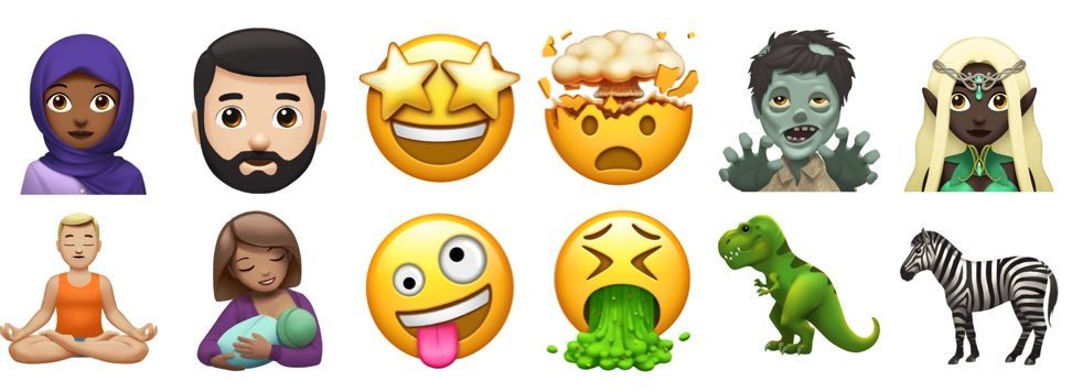 Emoji van 2017 door Apple.