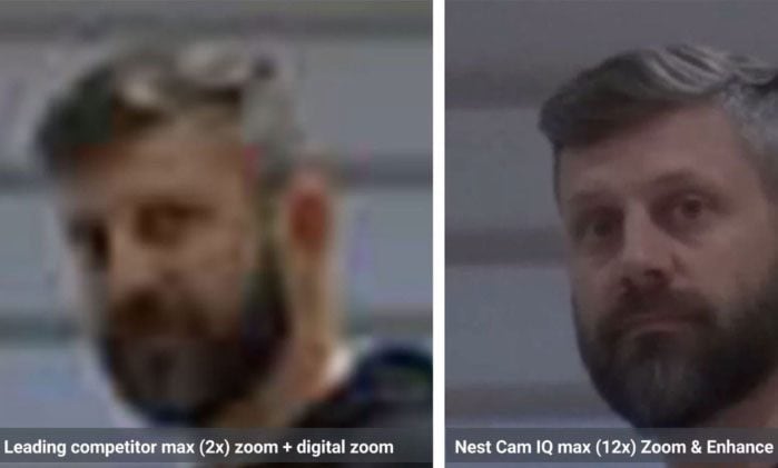Nest Cam IQ digitale zoom