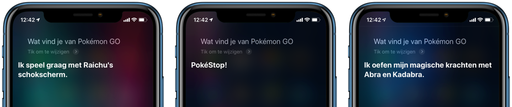 Siri met Pokémon Go.