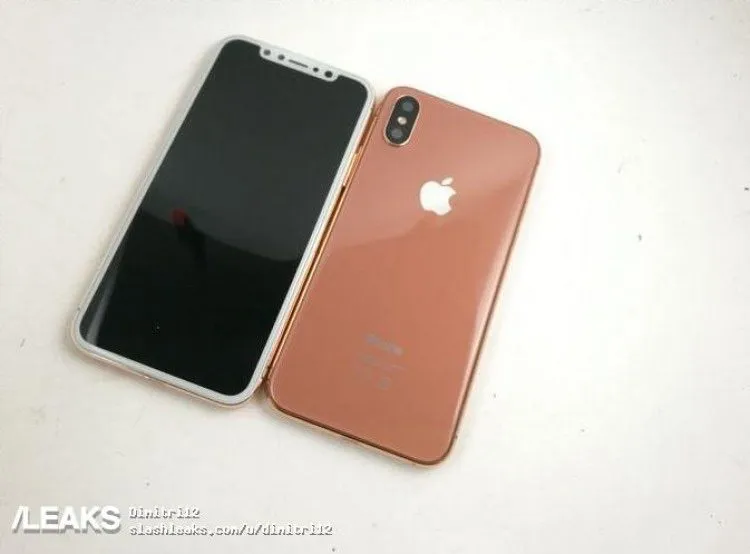 Afbeeldingen iPhone 8 tonen mogelijke koperen kleur