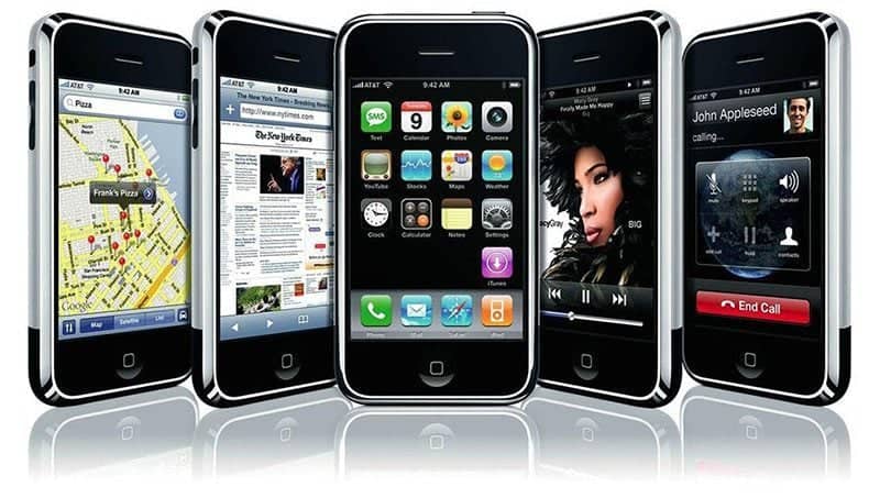 iPhone OS op eerste iPhone