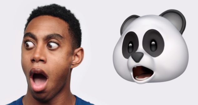 Animoji verschrikt