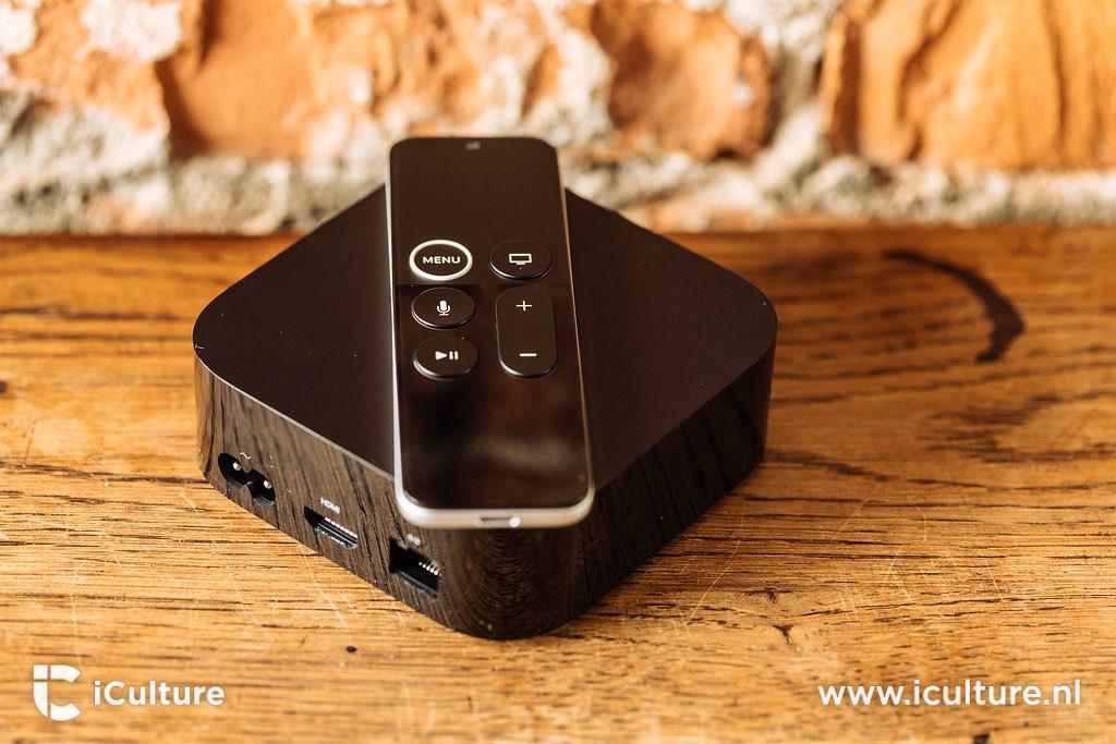 Apple TV 4K review bovenaanzicht.