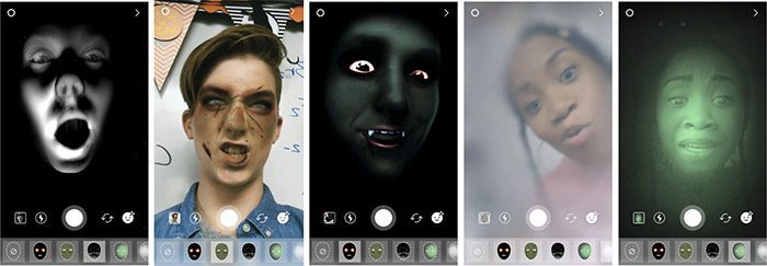 Instagram Halloween filters