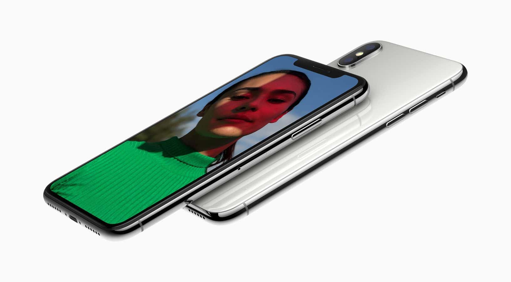 iPhone X schuin