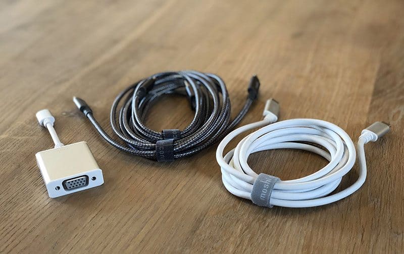Moshi USB-C kabels en adapter