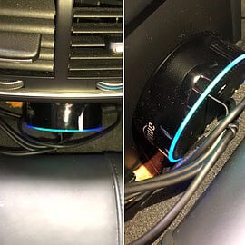 Amazon Alexa Echo Dot in Audi A5
