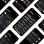 Zo kan een volledig donkere modus op de iPhone X eruit zien