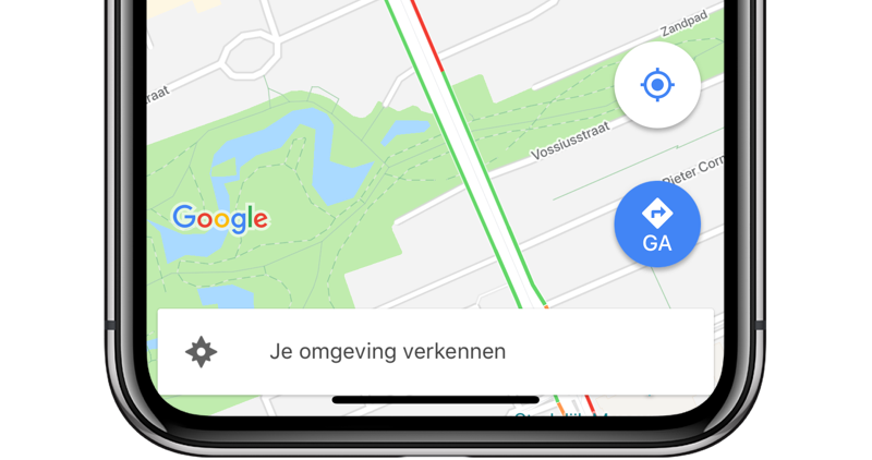 Google Maps omgeving verkennen