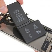 iPhone X L-vormige batterij, iFixit