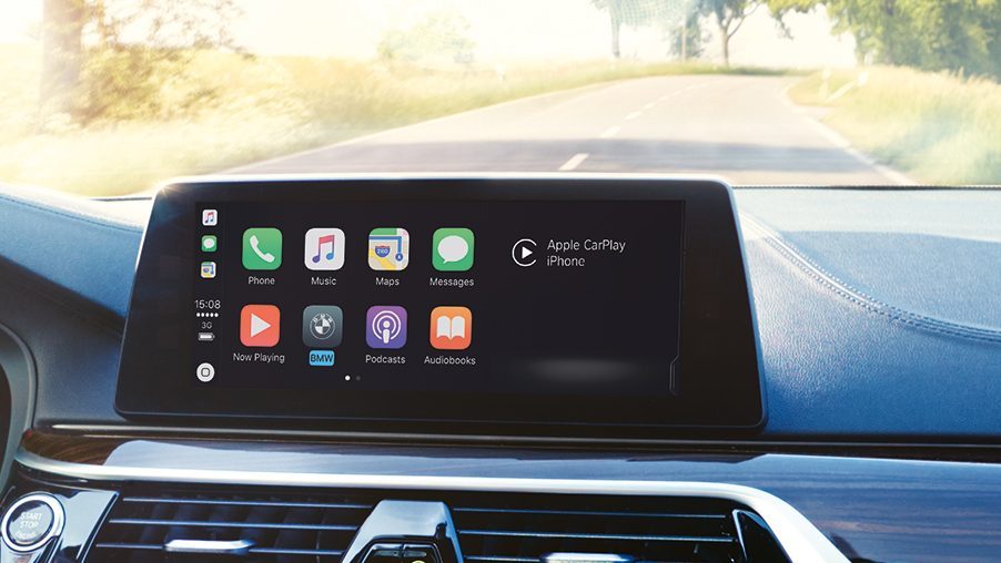 CarPlay in BMW met abonnement.