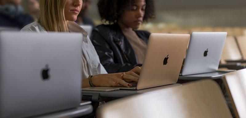 MacBooks in het onderwijs