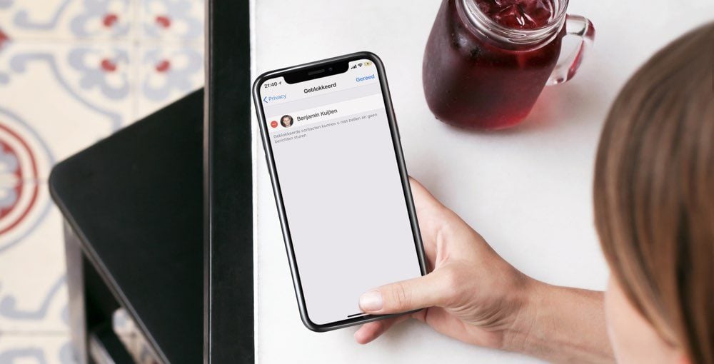 WhatsApp contacten blokkeren