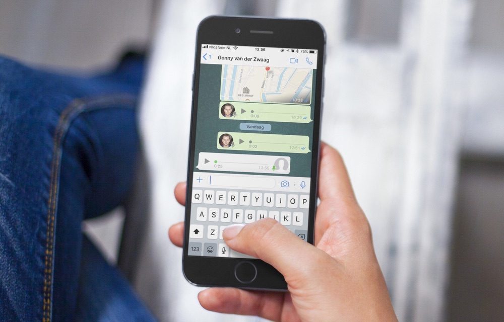 WhatsApp gesproken berichten.