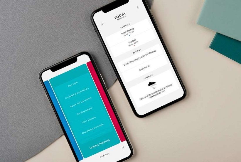 Moleskine Actions maakt lijstjes van je taken, koppeling met Timepage