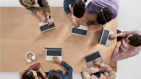 MacBooks in de Apple Store