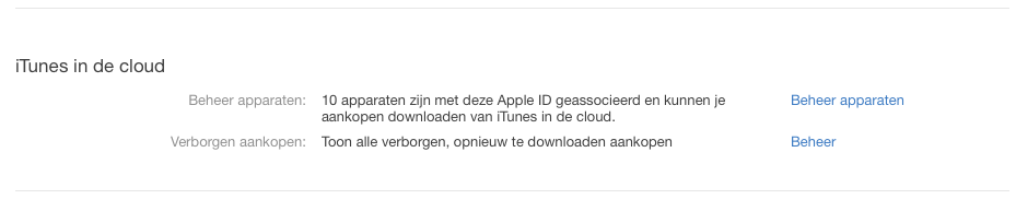 iTunes apparaten autoriseren
