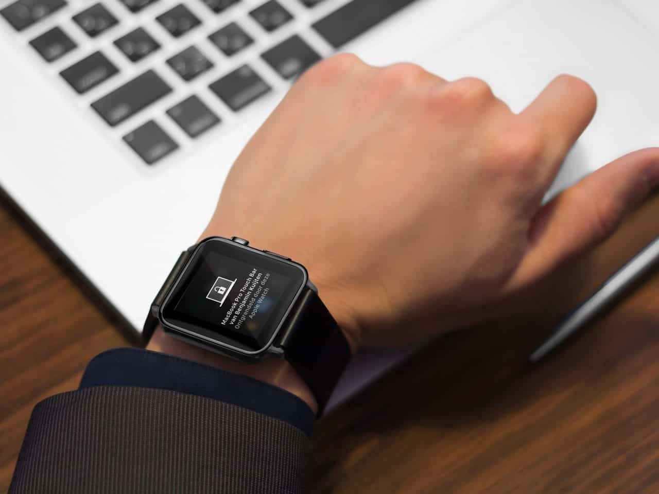 Apple Watch ontgrendelt een Mac.