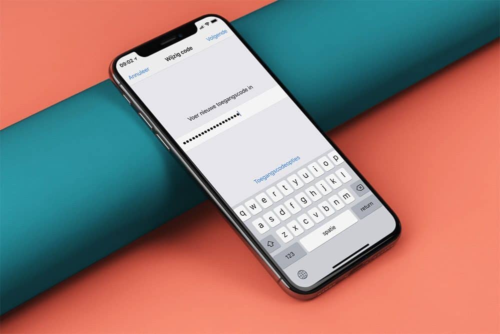 Complexe toegangscode iPhone