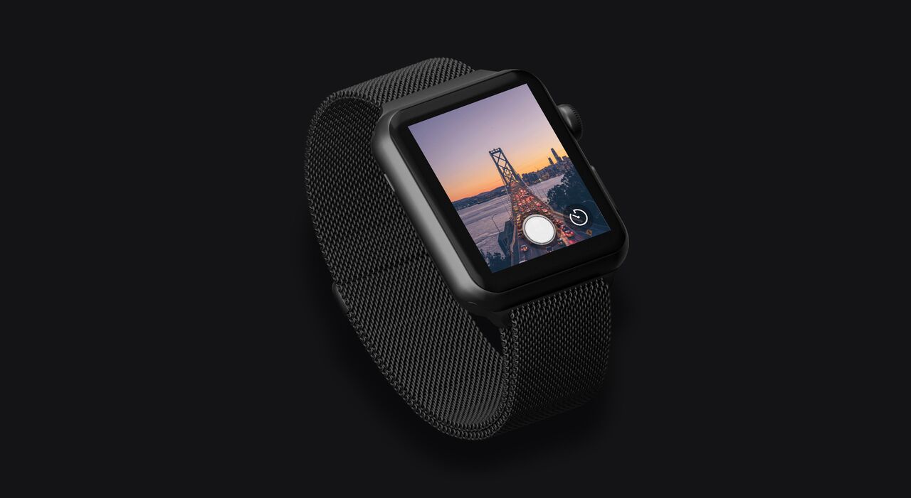 Halide op de Apple Watch.