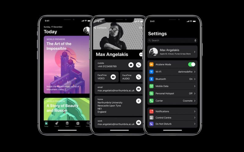 iOS 12 concept