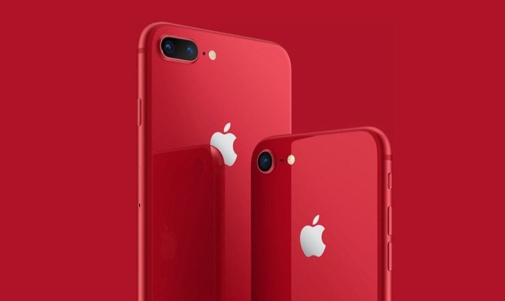 iPhone 8 in Product(RED).