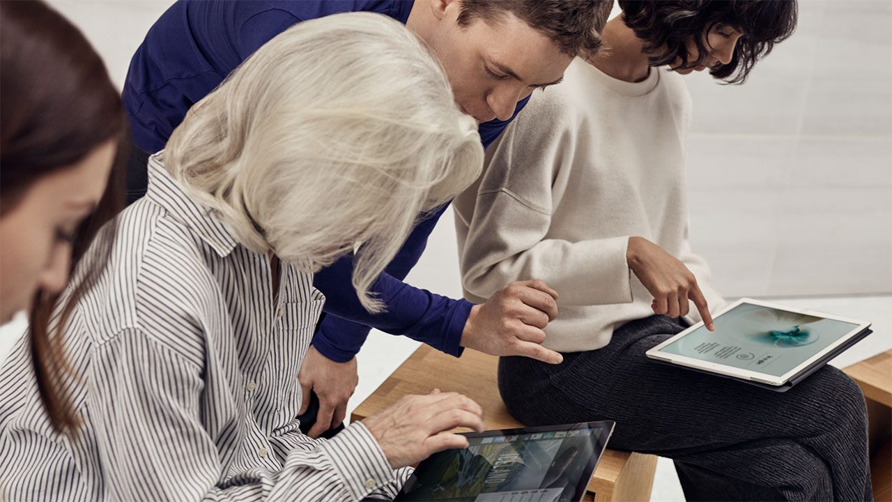 Apple Store workshop met iPads